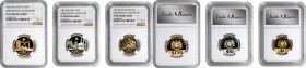 MALAYSIA. 30th Anniversary of Malaysian Independence Proof Set (3 Pieces), 1987. Singapore Mint. Agong VIII. All NGC PROOF-70 Ultra Cameo Certified.
...