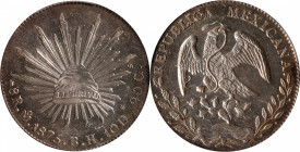 MEXICO. 8 Reales, 1875-Mo BH. Mexico City Mint. PCGS MS-65.

KM-377.10; DP-Mo60. Defying all expectations with this grade, Gems from this era of Mex...