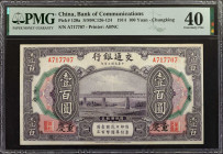 CHINA--REPUBLIC. Bank of Communications. 100 Yuan, 1914. P-120a. PMG Extremely Fine 40.

Estimate: USD 100-200