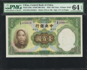 (t) CHINA--REPUBLIC. Lot of (2). Central Bank of China. 100 Yuan, 1936. P-220a. PMG Choice Uncirculated 64 & 64 EPQ.

Estimate: USD 75-150