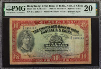HONG KONG. The Chartered Bank of India, Australia & China. 10 Dollars, 1941-56. P-55c. PMG Very Fine 20.

PMG comments "Annotation."

Estimate: US...
