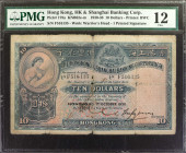 (t) HONG KONG. The Hong Kong & Shanghai Banking Corporation. 10 Dollars, 1930-38. P-178a. PMG Fine 12.

PMG comments "Splits."

Estimate: USD 150-...