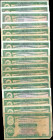(t) HONG KONG. Lot of (18). The Hong Kong & Shanghai Banking Corporation. 10 Dollars, 1975-82. P-182. Fine to Choice About Uncirculated.

Personal i...