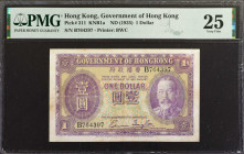 HONG KONG. Government of Hong Kong. 1 Dollar, ND (1935). P-311. PMG Very Fine 25.

Estimate: USD 200-400