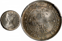 HONG KONG. 10 Cents, 1900-H. Heaton Mint. Victoria. PCGS MS-64.

KM-6.3; Prid-97; Mars-C18.

Estimate: USD 200-300