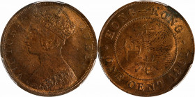 HONG KONG. Cent, 1901. London Mint. Victoria. PCGS MS-63 Red Brown.

KM-4.3; Pird-177; Mars-C3. 

Estimate: USD 60-100
