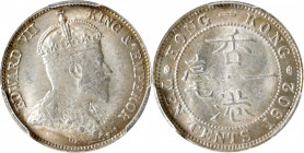 HONG KONG. 10 Cents, 1902. London Mint. Edward VII. PCGS MS-64+.

KM-13; Prid-99; Mars-C19.

Estimate: USD 60-100