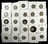 HONG KONG. Silver Minors (36 Pieces), 1882-1905. Grade Range: VERY GOOD to EXTREMELY FINE.

A mix of 50 Cents (2), 20 Cents, 10 Cents (22), and 5 Ce...
