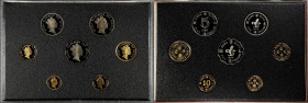 (t) HONG KONG. Proof Set (7 Pieces), 1988. Elizabeth II. Average Grade: PROOF UNCIRCULATED.

KM-PS5. Includes 5, 10, 20, and 50 Cents, and 1, 2, and...