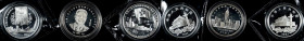 (t) HONG KONG. Trio of Proofs (3 Pieces), 1996-97. Average Grade: GEM PROOF.

1) 10 Yuan, 1996. KM-1045. Return of Hong Kong. Sold with original dis...