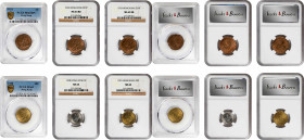 HONG KONG. Sextet of Minors (6 Pieces), 1931-91. All NGC or PCGS Certified.

A mix of 20 Cents, 10 Cents, 5 Cents, and Cent (3), with grades ranging...