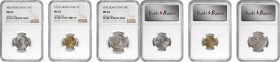 HONG KONG. Trio of Mixed Denominations (3 Pieces), 1937-72. All NGC Certified.

1) 50 Cents, 1972. London Mint. Elizabeth II. MS-66. KM-34; Mars-C37...