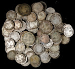 HONG KONG. Group of Silver Minors (91 Pieces), 19th to 20th Century. Grade Range: GOOD to VERY FINE.

Group of 25 Cents (4), 10 Cents (83), and 5 Ce...
