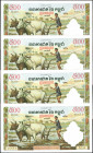 CAMBODIA. Lot of (4). Banque Nationale du Cambodge. 100 Riels, ND (1958-1970). P-14d. Consecutive. Extremely Fine.

Minor ink is noticed on the back...