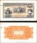 COLOMBIA. Lot of (4). Banco Internacional. 100 Pesos, 1884. P-S564p. Front & Back Proof plus Vignette. Extremely Fine.

Included in this lot are two...