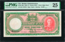 FIJI. Government of Fiji. 1 Pound, 1949. P-40d. PMG Very Fine 25.

Estimate: USD 300-500