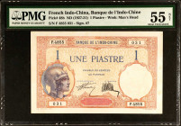 FRENCH INDO-CHINA. Lot of (3). Mixed Banks. 1 & 100 Piastres, ND (1927-54). P-48b & 108. PMG Choice Very Fine 35 to About Uncirculated 55 Net.

PMG ...