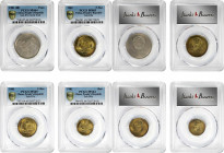CHINA. Quartet of Mixed Denominations (4 Pieces), 1981. All PCGS Certified.

1) Yuan. NGC MS-64. KM-18. 2) 5 Jiao. NGC MS-65. KM-17. 3) 2 Jiao. NGC ...