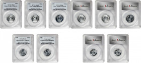 (t) CHINA. Quartet of Mixed Denominations (5 Pieces), 1955-82. All PCGS Certified.

1) 5 Fen, 1955. PCGS MS-66. KM-3. 2) 5 Fen, 1955. PCGS MS-65. KM...