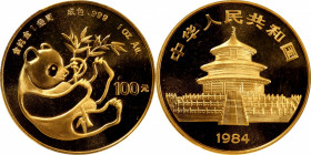 CHINA. 100 Yuan, 1984. Panda Series. PCGS MS-68.

Fr-B4; KM-91; PAN-13A. 

Estimate: USD 1800-2300