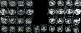 (t) CHINA. Group of 10 Yuan (17 Pieces), 1989. Panda Series. Average Grade: UNCIRCULATED.

KM-A221; PAN-110A. Sold in original mint packaging. 

E...