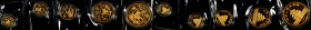 CHINA. Gold Proof Set (5 Pieces), 1989-P. Panda Series. Average Grade: GEM PROOF.

1) 100 Yuan. Fr-B4; KM-229; PAN-100a. 2) 50 Yuan. Fr-B5; KM-226; ...
