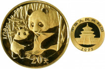 CHINA. Gold 20 Yuan, 2005. Panda Series. PCGS MS-69.

Fr-B18; KM-1586; PAN-392A.

Estimate: USD 60-100