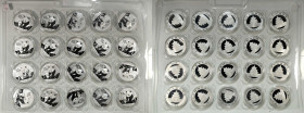 CHINA. Group of 10 Yuan (20 Pieces), 2012. Panda Series. Average Grade: GEM PROOF.

KM-2029; PAN-560A. Sold in original mint packaging.

Estimate:...