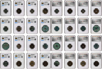 (t) CHINA. Group of Cash Denominations (40 Pieces), ND (960-1912). All CCG Certified.

Coins from the Sung Dynasty (2), Southern Song Dynasty (4), a...