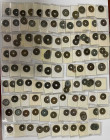 (t) CHINA. Group of Cash Denominations (Approximately 100 Pieces), ND (1368-1644). Average Grade: FINE.

A wide selection of Cash coins from various...