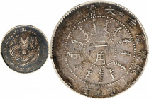 (t) CHINA. Chihli (Pei Yang). 1 Mace 4.4 Candareens (20 Cents), Year 23 (1897). Tientsin (East Arsenal) Mint. Kuang-hsu (Guangxu). PCGS Genuine--Envir...