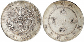 CHINA. Chihli (Pei Yang). 7 Mace 2 Candareens (Dollar), Year 34 (1908). Tientsin (Central) Mint. Kuang-hsu (Guangxu). PCGS EF-40.

L&M-465; K-208; K...