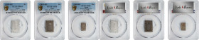 JAPAN. Trio of Silver Bu and Shu (3 Pieces), 1859-69. All PCGS Certified.

1) Bu, ND (1859-68). Ansei Era. MS-64. KM-C-16a; JNDA-09-52; JC-04-7. 2) ...