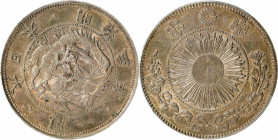 JAPAN. Yen, Year 3 (1870). Osaka Mint. Mutsuhito (Meiji). PCGS AU-58.

KM-Y-5.1; JNDA-01-9; JC-09-9-1. Type I with border.

Estimate: USD 300-500