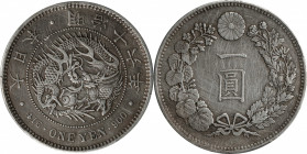 JAPAN. Yen, Year 16 (1883). Osaka Mint. Mutsuhito (Meiji). PCGS Genuine--Tooled, EF Details.

KM-Y-A25.2; JNDA-01-10; JC-09-10-1. 

Estimate: USD ...
