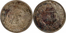 JAPAN. Yen, Year 20 (1887). Osaka Mint. Mutsuhito (Meiji). PCGS Genuine--Cleaned, AU Details.

KM-Y-A25.3; JNDA-01-10A; JC-09-10-2. Diameter: 38.10 ...