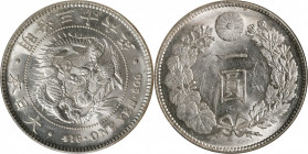 JAPAN. Yen, Year 36 (1903). Osaka Mint. Mutsuhito (Meiji). NGC MS-60.

KM-Y-A25.3; JNDA-01-10A; JC-09-10-2.

Estimate: USD 150-250
