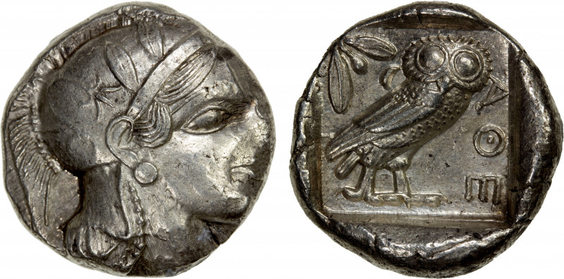 ATTICA: Athens, AR tetradrachm (17.18g), ca. 440-404 BC, S-2526, HGC-4/1597, hel...