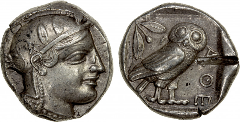 ATTICA: Athens, AR tetradrachm (17.21g), ca. 440-404 BC, S-2526, HGC-4/1597, hel...