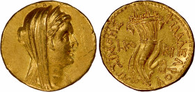 EGYPT (PTOLEMAIC): Ptolemy VI Philometor, 181/0-145 BC, AV octodrachm-mnaieion (27.60g), Kition (Citium), Cyprus, year 29 (153/2 BC), Svoronos— (unrec...