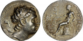 SELEUKID KINGDOM: Antiochos III 'the Great', 223-187 BC, AR tetradrachm (17.10g), Seleukia on the Tigris, after 204 BC, SC-1168, diademed head right /...