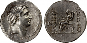 SELEUKID KINGDOM: Demetrios I Soter, 162-150 BC, AR tetradrachm (16.23g), Antioch on the Orontes, 162-155/4 BC, SC-1638.1f, diademed head right, all w...