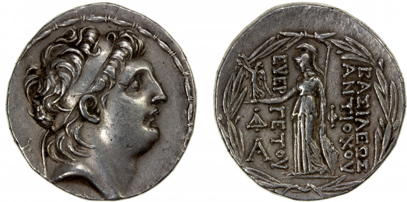SELEUKID KINGDOM: Antiochos VII Euergetes (Sidetes), 138-129 BC, AR tetradrachm ...
