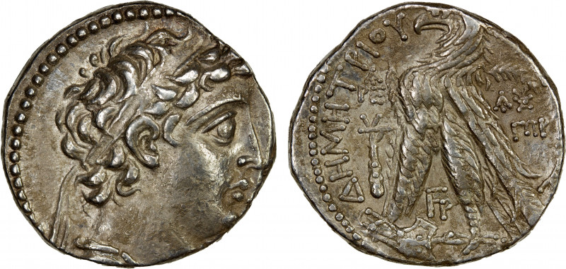 SELEUKID KINGDOM: Demetrios II, second reign, 129-125 BC, AR tetradrachm (14.22g...