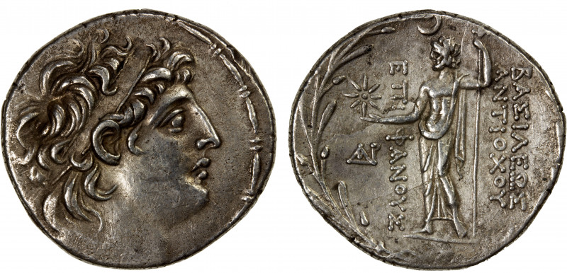 SELEUKID KINGDOM: Antiochos VIII Epiphanes (Grypos), 121/0-97/6 BC, AR tetradrac...