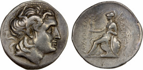 THRACIAN KINGDOM: Lysimachos, 305-281 BC, AR tetradrachm (16.96g), Amphipolis, ca. 288-281 BC, Thompson-201, diademed head of deified Alexander right,...