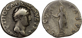 ROMAN EMPIRE: Otho, January-April 69 AD, AR denarius (3.23g), Rome, RIC-10, bare head right, IMP OTHO CAESAR AVG TR P // Securitas standing facing, ho...