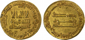 ABBASID: al-Mahdi, 775-785, AV dinar (4.26g), NM, AH166, A-214, strong VF-EF.
Estimate: $240-260