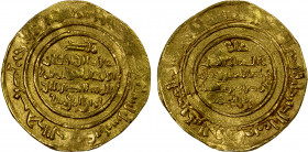 FATIMID: al-Mustansir, 1036-1094, AV dinar (4.21g), Tabariya, AH439, A-719.2, Nicol-1976 (type I1), 5-line obverse legend, with the addition of 'abd A...