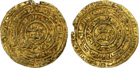 AYYUBID: al-Nasir Yusuf I (Saladin), 1169-1193, AV dinar (3.85g), al-Qahira, AH573, A-785.1, very clear mint & date, F-VF.
Estimate: $300-350